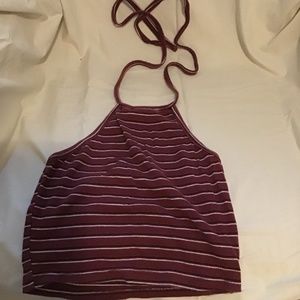Halter crop top
